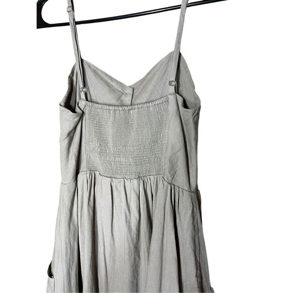 Mod Ref Linen Blend Midi Dress Size Small - Picture 6 of 10